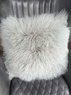 Z Gallerie Sheepskin Accent Pillow